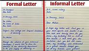 Letter writing || How to write letter- Formal Letter and Informal Letter in english