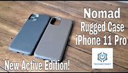 Nomad Active Rugged Case for iPhone 11 Pro - Best Water Resistant Leather Case!