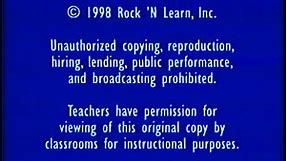Rock 'N Learn: Alphabet (1998) VHS