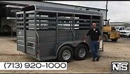 2023 W-W Trailers 14' Livestock Bumper Pull Trailer