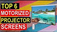 ✅Best Motorized Projector Screens in 2022 | Top 6 Best Motorized Projector Screens Reviews in 2022