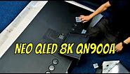 QN900A Neo QLED 8K Samsung 2021, Unboxing, Setup, 8K HDR Retail Demo and Youtube 8K Video