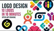 Logo Design, 10 Simple Logos In 10 Minutes