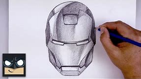How To Draw Iron Man | YouTube Studio Sketch Tutorial