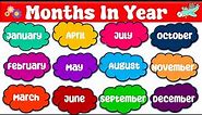 Name Of Twelve Months | January, February to December | January February Spelling | Months Name