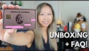 NEW Metal Amex ROSE GOLD Card Unboxing (Limited Edition) + FAQ