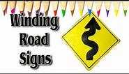 How to Draw Winding Road Signs Tutorials - SLD