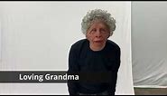 Loving Grandma Marge a Super Soft Old Woman, Old Lady Mask with Mouth Movement