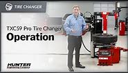 TCX59 Pro Tire Changer: Standard and advanced operations