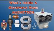 What's Inside A Microwave Oven MAGNETRON || How To Get Strong Magnets From MAGNETRON! #1