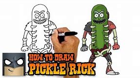 How to Draw Pickle Rick | Rick and Morty