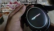Amazon Basics Wireless Gaming Headset for PC & Mobile | Review | Cosmic Byte Oberon 7.1 Comparison