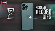 How to Screen Record Gifs on iPhone (tutorial)