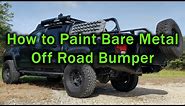 How To Paint a Bare Steel Bumper