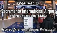 Sacramento International Airport (Code: SMF) - Guide for Arriving Passengers to Sacramento, CA