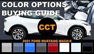 2021 Ford Mustang Mach-E - Color Options Buying Guide