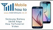 How To Change Screen Backlight Timeout Time - Samsung Galaxy S6/S6 Edge