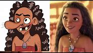 Moana you're welcome Drawing meme - dwayne johnson you're welcome | Disney cartoon drawing meme