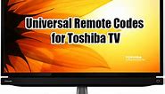 Universal Remote Codes for Toshiba TV - The full List (3, 4, and 5 digits)