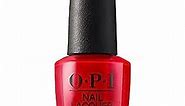 OPI Nail Lacquer, Big Apple Red, Red Nail Polish, 0.5 fl oz
