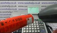 How To Use A Barcode Scanner With The Casio SE-S3000 / PCR-T2300 / PCR-T2400 Cash Register