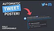 How to Automatically Post Tweets to Your Discord Server! 2021 Updated