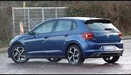 Volkswagen NEW Polo R-line 2019 Reef Blue Metallic 17 inch Bonneville walk around & detail inside