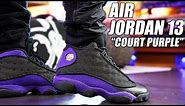 Air Jordan 13 Court Purple Review and On Foot in 4K