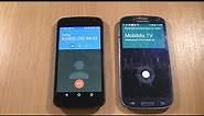 Samsung Galaxy S3 Neo with Android 7 Incoming + Outgoing call at the Same Time Samsung Galaxy Nexus