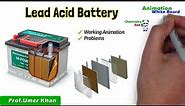 Lead acid battery | Animation | Discharging and Charging | Electrochemistry | Chemistry ask