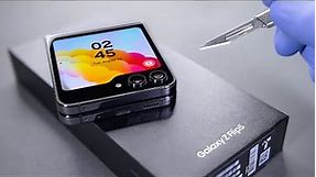 Samsung Galaxy Z Flip 5 Unboxing and Camera Test - ASMR