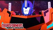 Optimus Prime Arrives! | Robots in Disguise | Compilation | Animation | Transformers Official