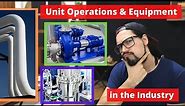 Categories of Unit Operations & Equipment used in Chemical Plants & Process Industries
