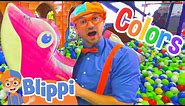 Blippi Learns Colors at the Indoor Play Place (LOL Kids Club) | Blippi Full Episodes | Blippi Toys