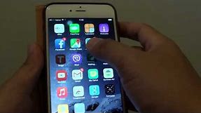 iPhone 6: How to Move / Re-arrange Home Screen Icons