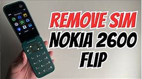 How to Remove SIM Nokia 2600 Flip