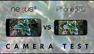 Nexus 5 vs iPhone 5s - Camera Test Comparison