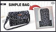 DIY How to make a simple bag with one pattern / shoulder bag / handbag [Tendersmile Handmade]