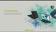 Chromebooks - How to Reset to Factory Defaults