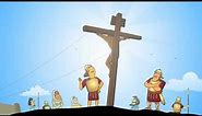 The Easter story animated 1/3 - Jesus is nailed to a cross (HD)