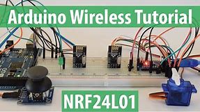 Arduino Wireless Communication – NRF24L01 Tutorial