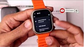 How to Connect S8 Ultra Smart Watch with wifi Internet