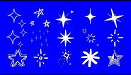 🔴 STARS DOODLES and SCRIBBLE Animation Overlay ➽ 2/2 (Download link)