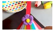 Title: "Upcycled Delight: DIY Flower Basket from Disposable Plates" Hashtags: #UpcycledCrafts #ParentChildHandicraft #SpringCrafts #DIYFlowerBasket #CreativeParenting | paper craft
