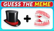 Guess The MEME By Emoji | We Live, We Love, We Lie, Grimace, MrBeast, The Amazing Digital Circus