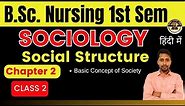 Class 2 | Chapter 2 | Social Structure | SOCIETY – Meaning, Characteristics and Types