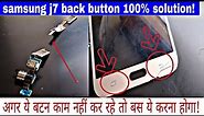 How to fix Samsung j7 back button recent app home button and earphoned jack problem solved 2020!
