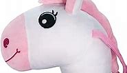 WALIKI Toys Stick Unicorn | Stick Horse, White | 2 3 Year Old Birthday Gift Girl
