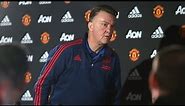 Manchester United Manager Louis van Gaal Walks Out Of Press Conference After Sacking Reports