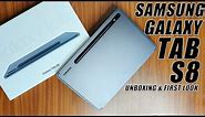 Samsung Galaxy Tab S8 5G Unboxing, First Impressions & Specifications